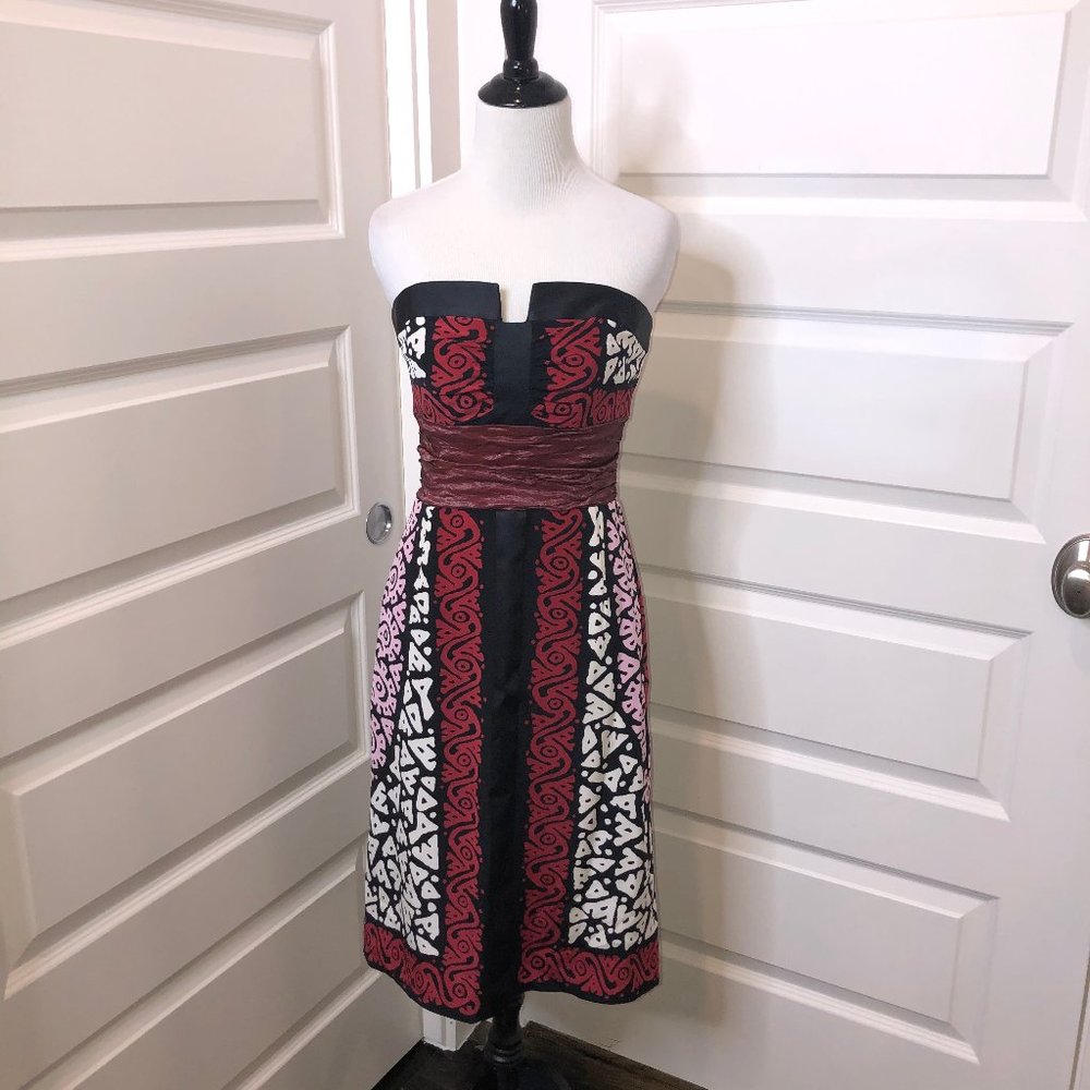Nicole Miller strapless dress
